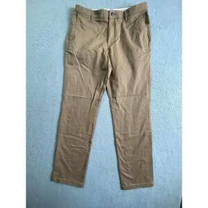 Goodthreads Pants Mens 34 34 British Khaki Straight Stretch Chino